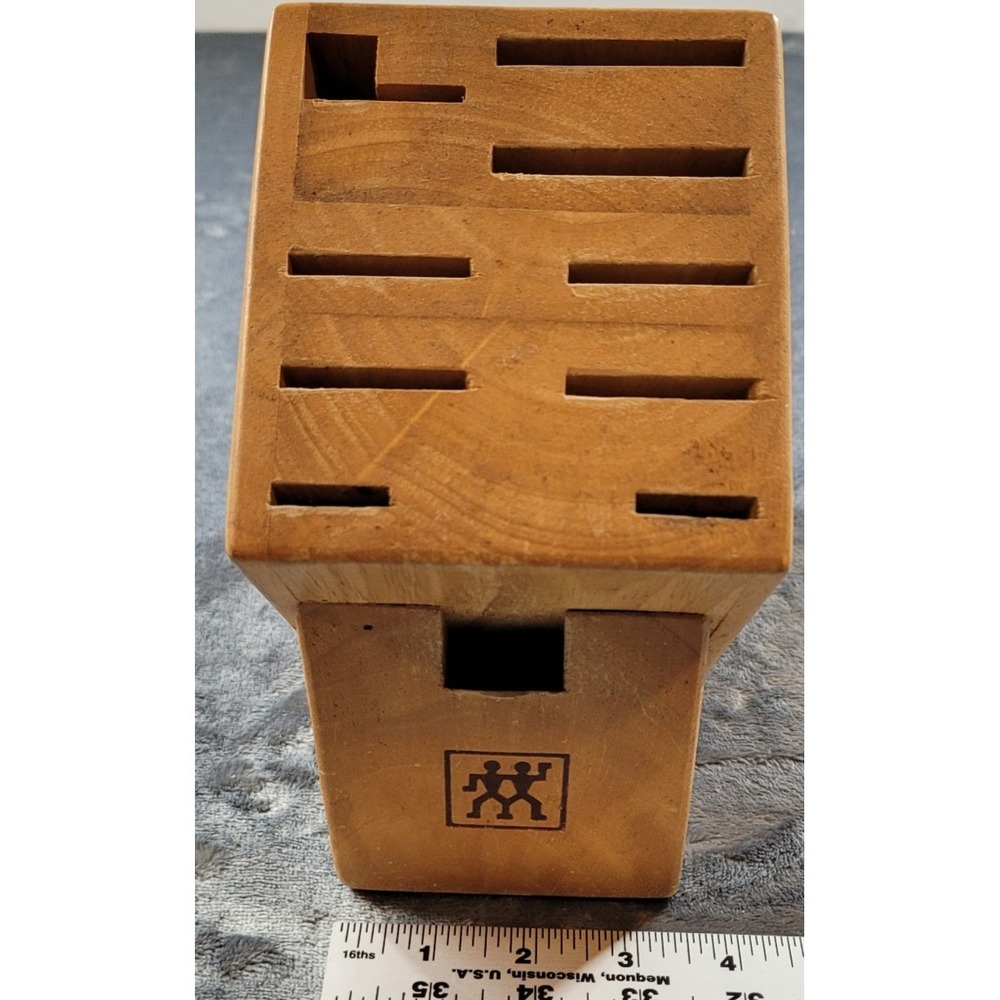 Zwilling J.A. Henkles Twins 9 Slot Wood Knife Block